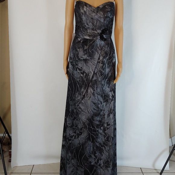 NWT Gorgeous Liancarlo Formal Gown Jacquard Print - Picture 6 of 6